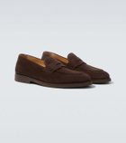 Brunello Cucinelli Suede penny loafers