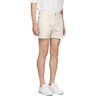 Loewe White Denim Shorts