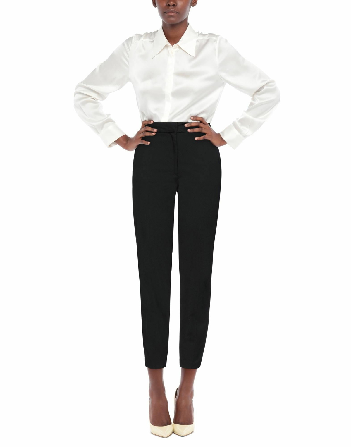 Manila Grace Womens Pants in Black