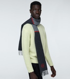 Loewe - Window wool and cashmere scarf