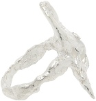 Harlot Hands SSENSE Exclusive Silver Ghost Ring