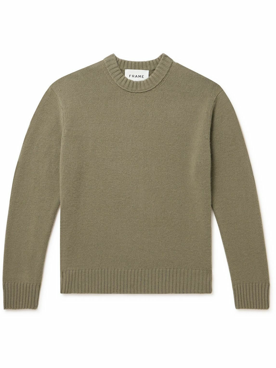FRAME Cashmere Sweater Green Frame Denim