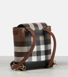 Burberry Micro checked canvas backpack