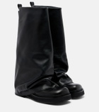 The Attico Robin leather combat boots