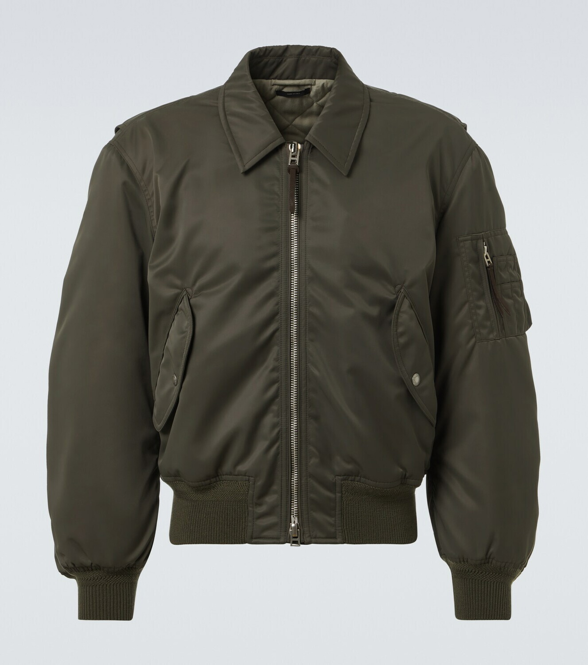 Tom Ford Satin bomber jacket