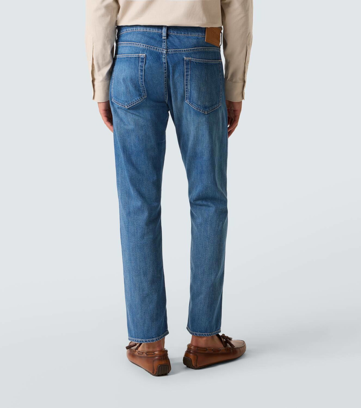 Ralph Lauren Purple Label Mid-rise slim jeans