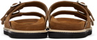 Paul Smith Tan Suede Phoenix Sandals