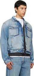 Maison Margiela Blue Caban Denim Jacket