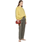 Tibi Yellow Cashmere Oversized Sweater