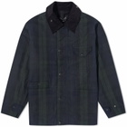 Eastlogue Men's Mohawk Field Jacket in Black Watch Wax