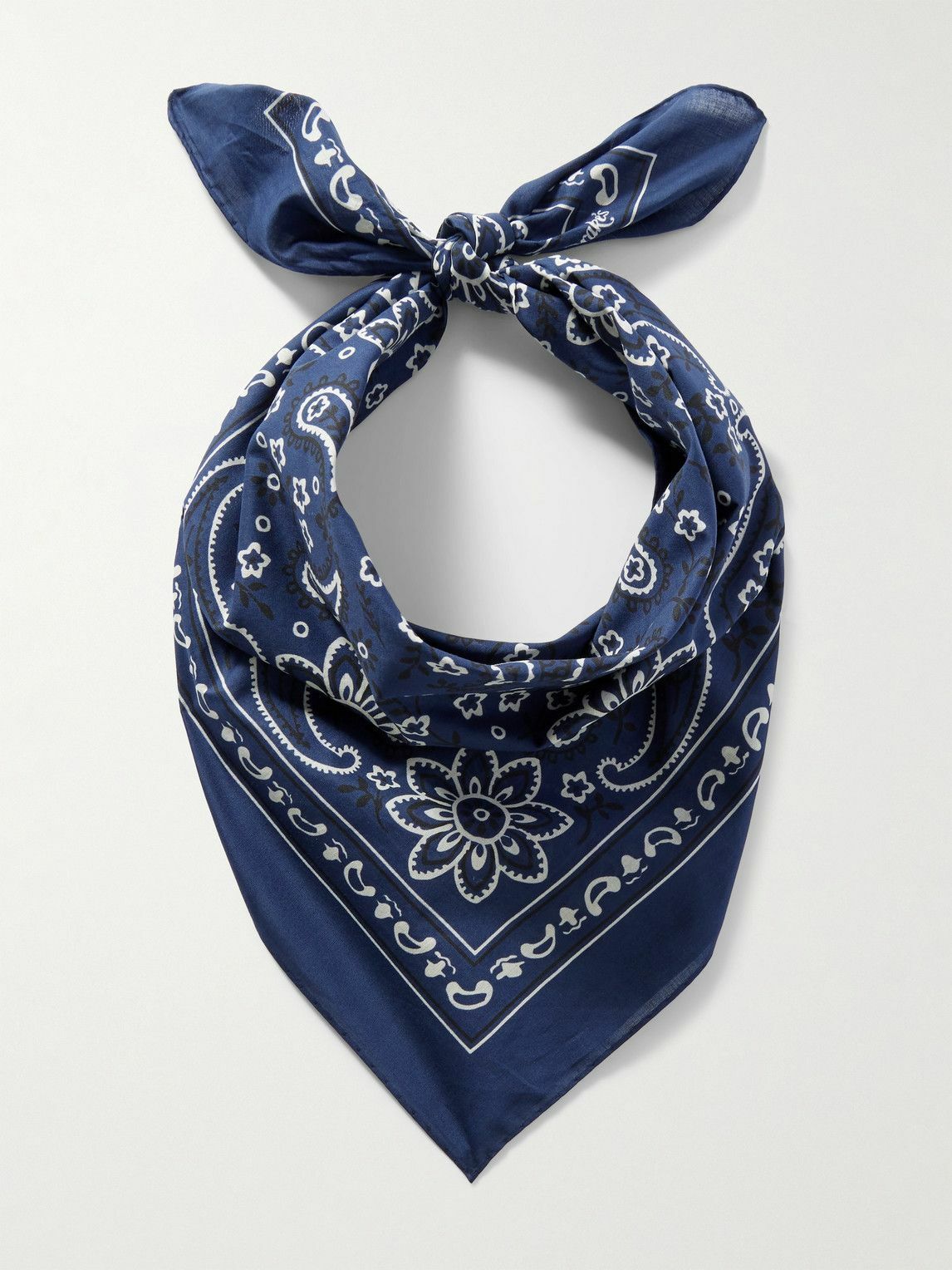 Drake's - Paisley-Print Cotton Scarf