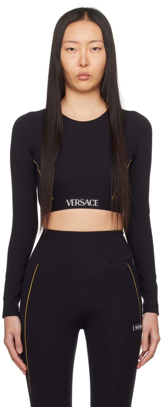 Versace Underwear Black Sofileta Sport Top Versace Underwear