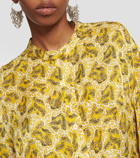 Isabel Marant Printed silk-blend blouse