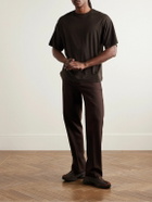Kaptain Sunshine - Super180s Wool-Jersey T-Shirt - Brown