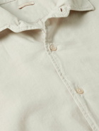 Massimo Alba - Cotton and Cashmere-Blend Voile Shirt - Neutrals