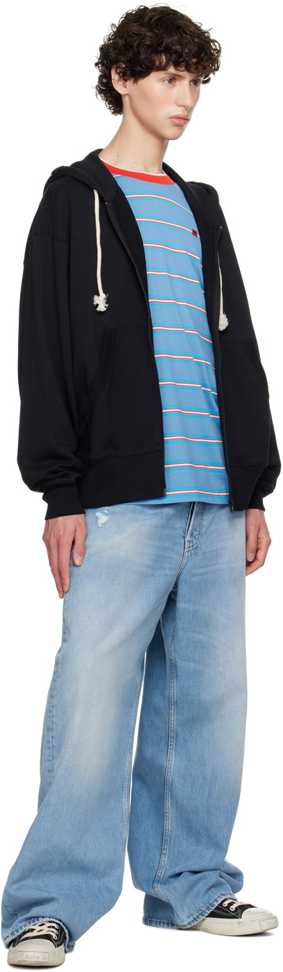Acne Studios Black Zip Hoodie