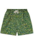 clothsurgeon - Kvadrat Wide-Leg Worsted Wool-Blend Drawstring Shorts - Green