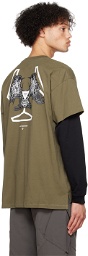 ACRONYM® Khaki Layered Long Sleeve T-Shirt
