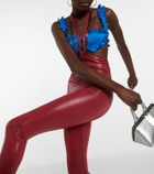 The Attico - Ruby chain-trimmed leggings