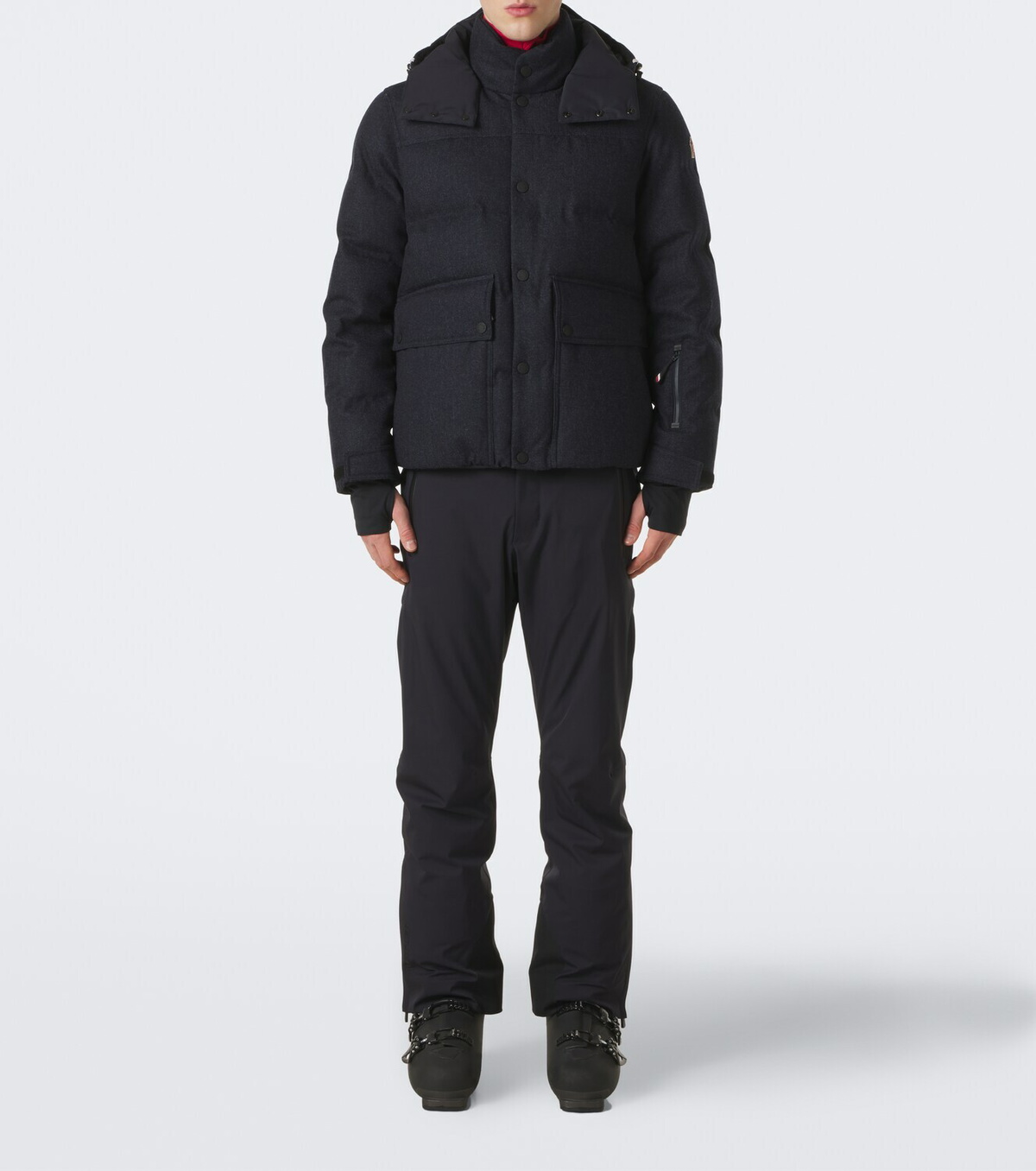 Moncler Grenoble Servance virgin wool down ski jacket