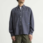 Larriet Men's Grant Shirt in Navy Check