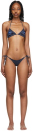 Gimaguas Blue SSENSE Exclusive Topanga Bikini