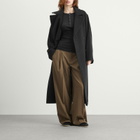 Auralee Women's Mosser Chesterfield Coat in Black