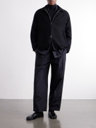 ssstein - Wool and Cashmere-Blend Fleece Jacket - Black