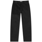 Studio Nicholson Men's Bill Narrow Leg Twill Pant in Black