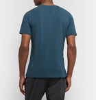 On - Comfort Mélange Stretch Cotton-Blend T-Shirt - Navy