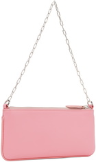 Abra Pink Flat Belt Shoulder Bag