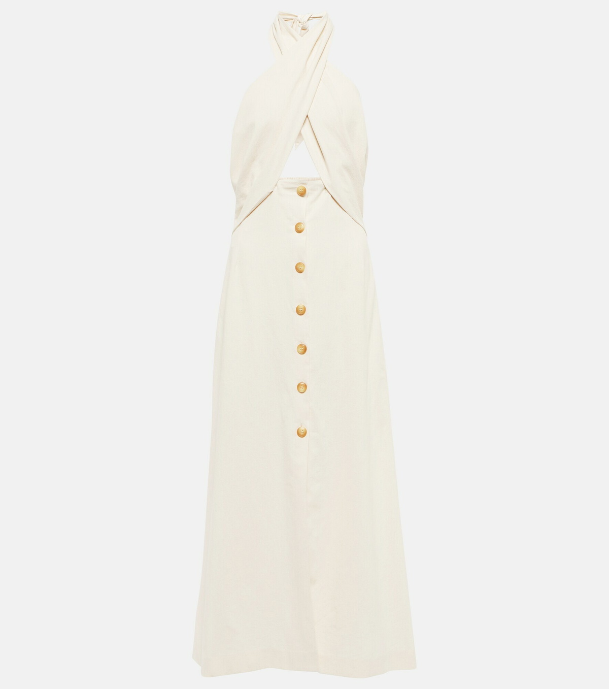 Nanushka - Soffio cutout halterneck midi dress Nanushka