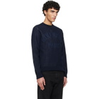 Givenchy Navy Crewneck Sweater