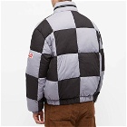 Kenzo Men's Checked Puffer Jacket in Black