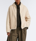 Yves Salomon Reversible shearling-trimmed leather jacket