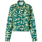 Charles Jeffrey Women's Art Denim Jacket in Block Denim