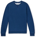 Sunspel - Loopback Cotton-Jersey Sweatshirt - Indigo
