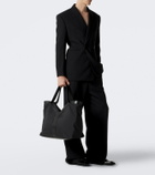 Saint Laurent Y Large leather-trimmed tote bag