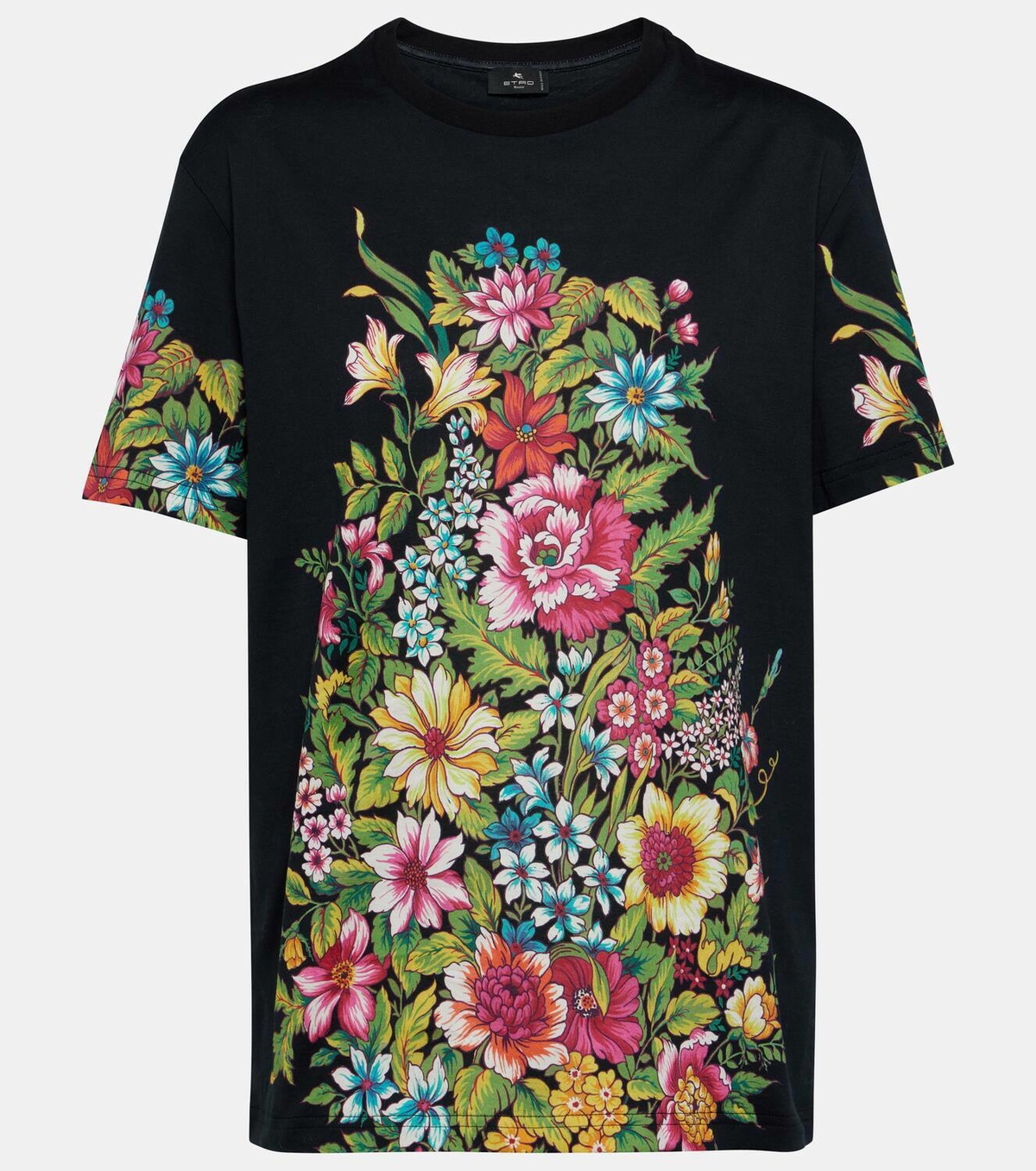 Etro Paisley cotton jersey T-shirt