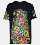 Etro Paisley cotton jersey T-shirt