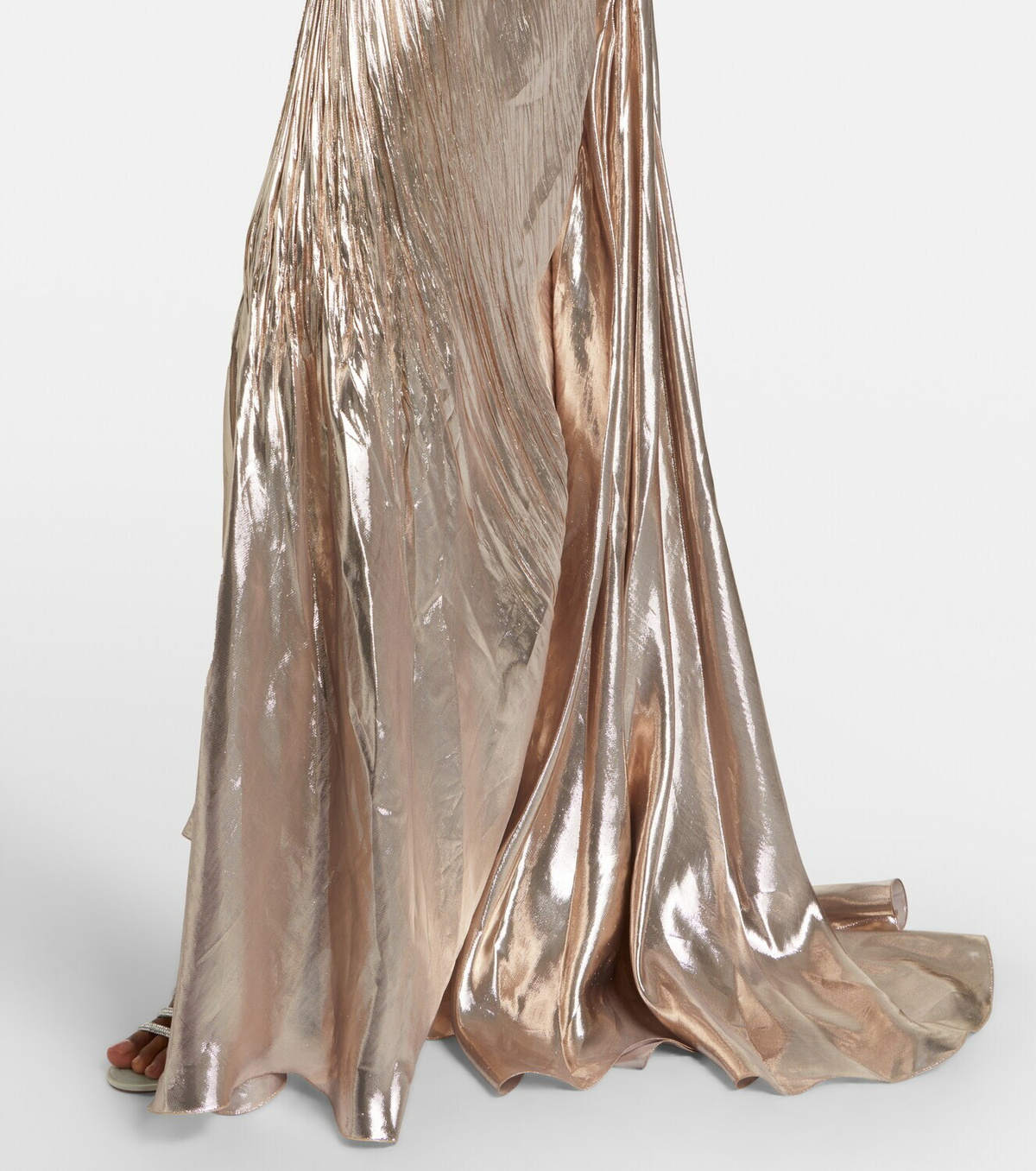 Maria Lucia Hohan Mirren silk-blend chiffon bustier gown