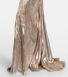 Maria Lucia Hohan Mirren silk-blend chiffon bustier gown