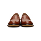 Dries Van Noten Tan Leather Loafers