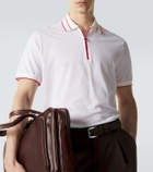 Kiton Cotton piqué polo shirt