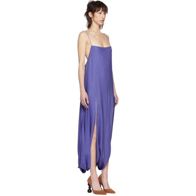 jacquemus purple dress Jacquemus Purple La Robe Nahil Dress Jacquemus