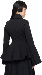 Noir Kei Ninomiya Black Peplum Jacket