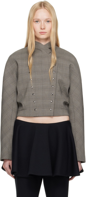 Photo: FIDAN NOVRUZOVA Gray Ivona Jacket