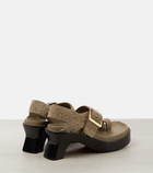 Loewe Ease suede sandals