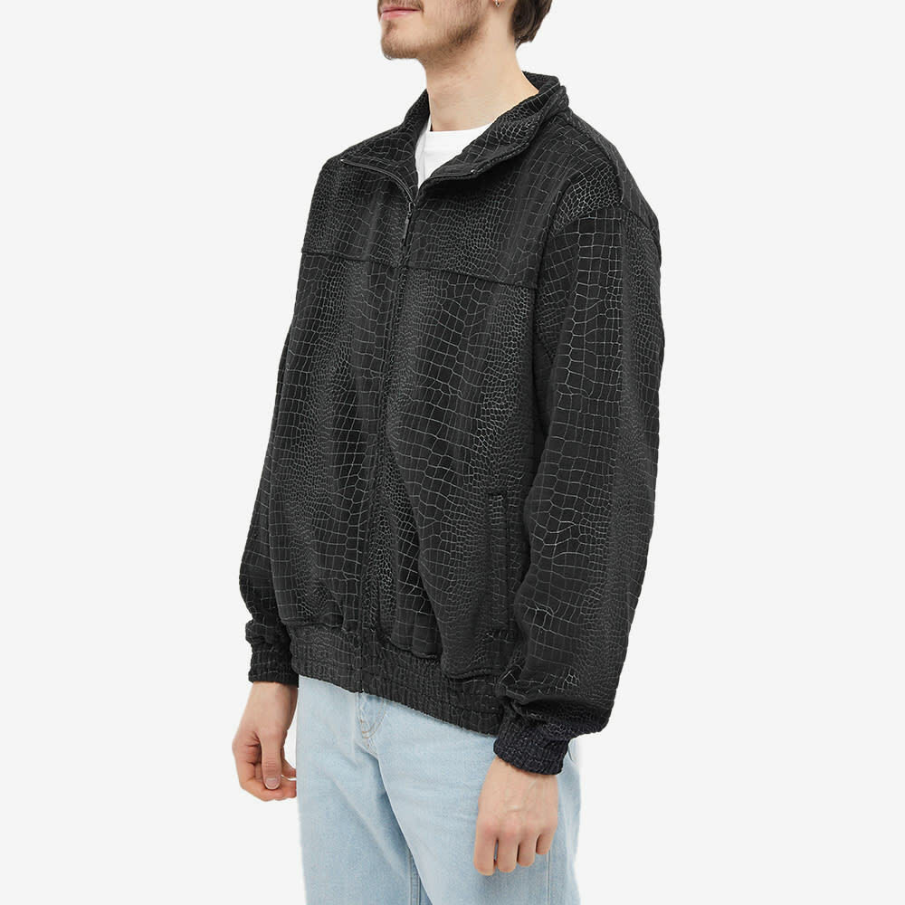 Fucking Awesome Men's Velour Croc Track Jacket in Black Fucking