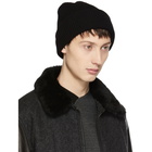 paa Black Cashmere Waffle Beanie